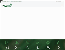 Tablet Screenshot of naturapanama.org